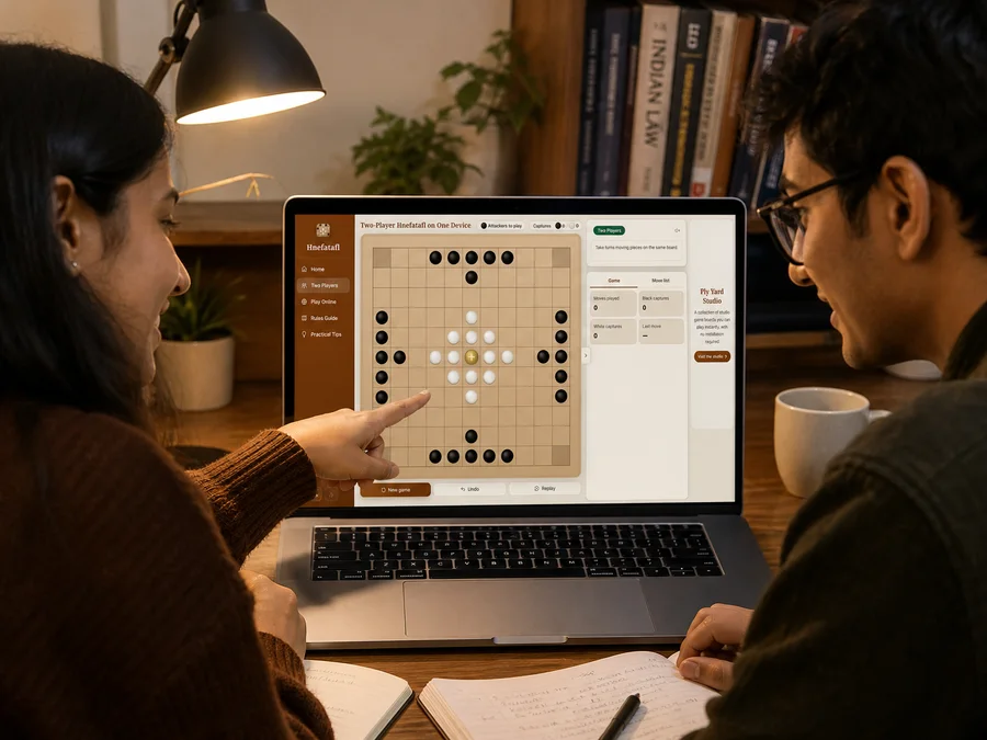 Two players discussing a sandwich capture and whether the king can reach a corner